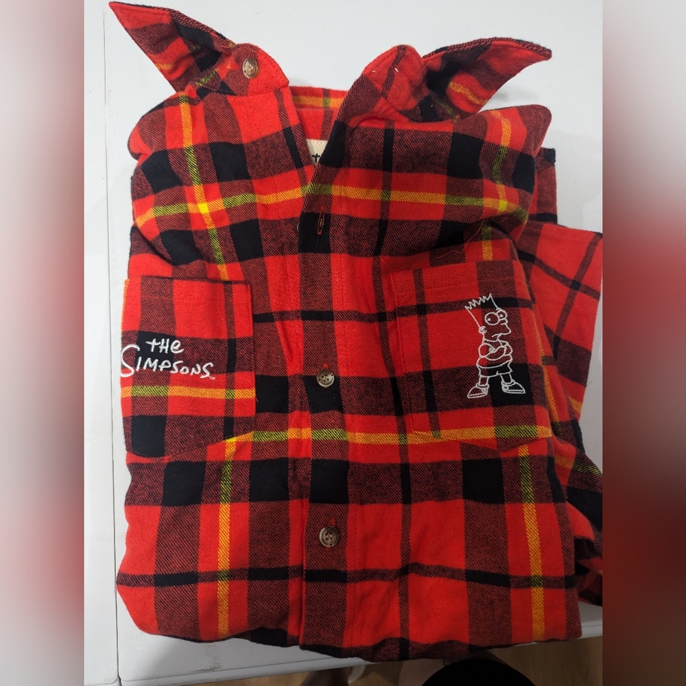 Simpsons Flannel